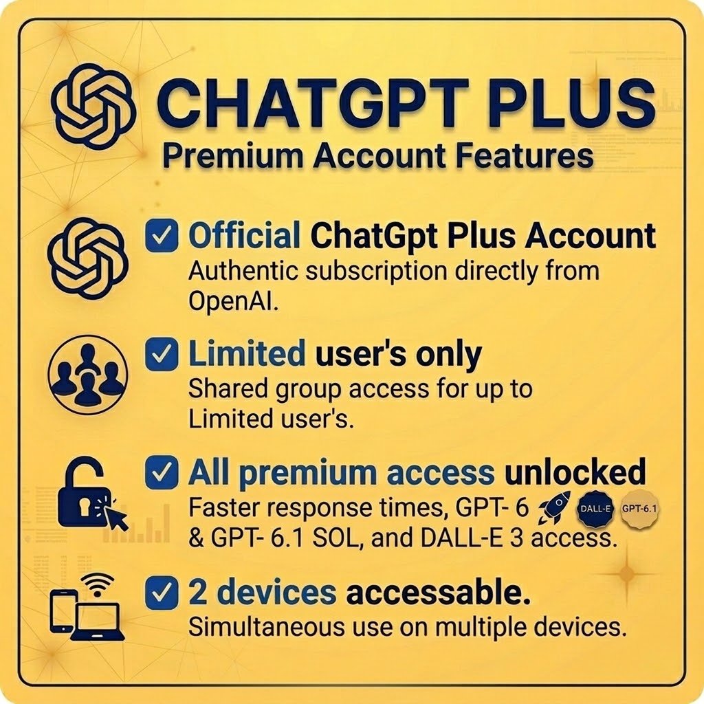 ChatGpt Plus- 2 Devices